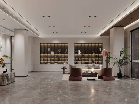 Modern Hotel Lobby