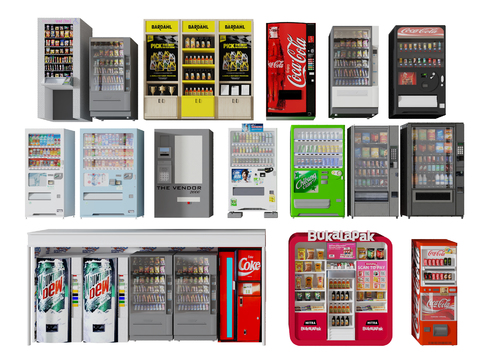 Modern Beverage Vending Machine