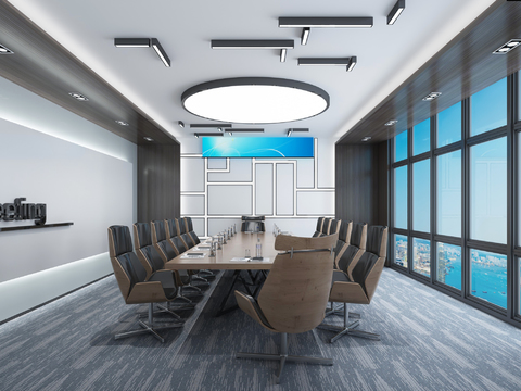 Modern Office Reception Room