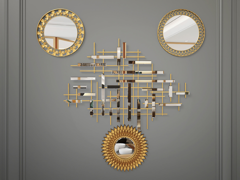 Modern Mirror Wall Decorations