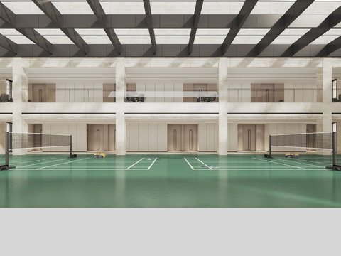 Badminton court