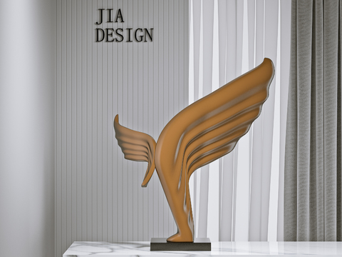 Modern Wings Sculpture Ornaments