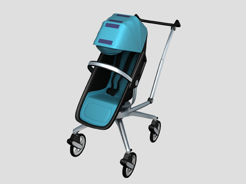 Modern hand-push stroller