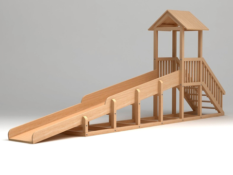 Modern solid wood slide free