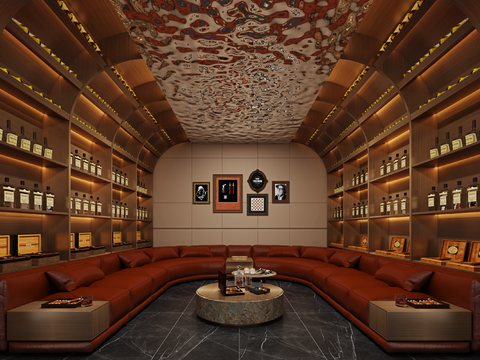 Wine Room Modern Cigar Room