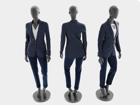 Modern figure model suit