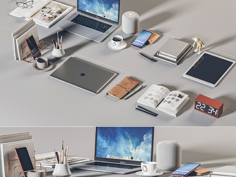 Modern Laptop Office Supplies