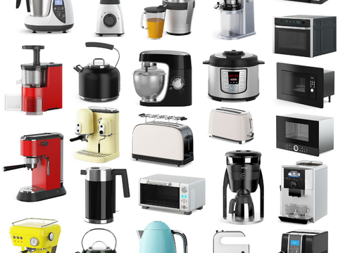 Modern Kitchen Appliances Combination