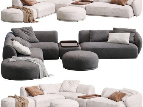 Meridiani corner sofa