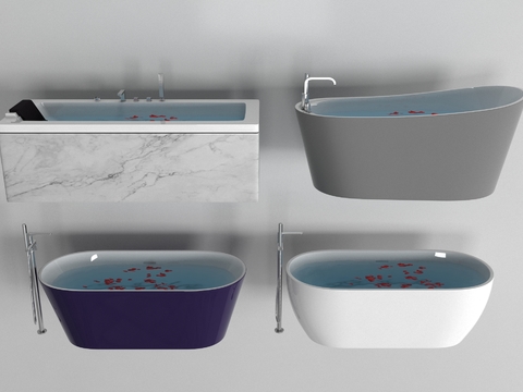 Modern minimalist bathtub free