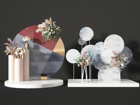 Modern Floriculture Wedding Art Display