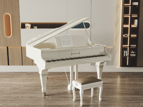 Jane European Style White Piano