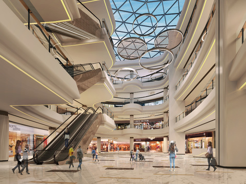 Modern Mall Atrium