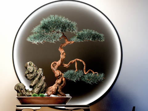 New Chinese Bonsai Ornaments