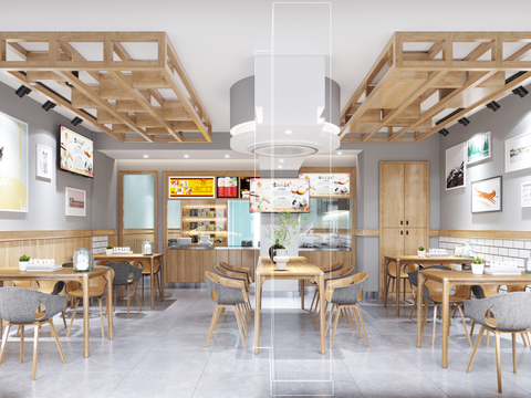 Modern Fast Food Restaurant