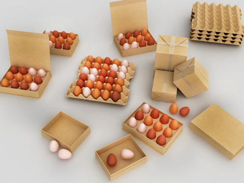 Modern Raw Egg Skin Carton Packaging