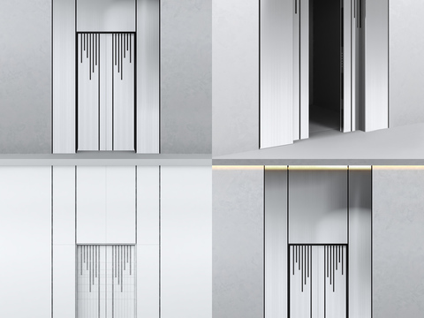 modern elevator door