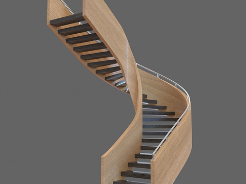 Modern minimalist priest spiral staircase free