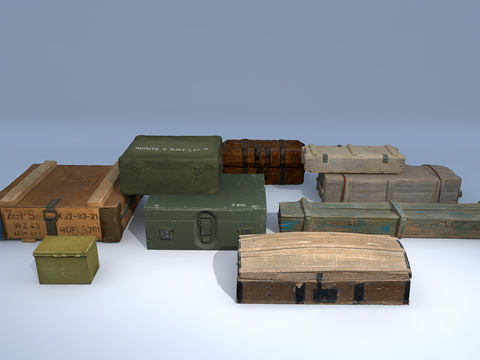 Industrial wind ammunition box