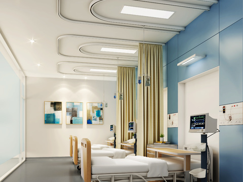 modern hospital ward