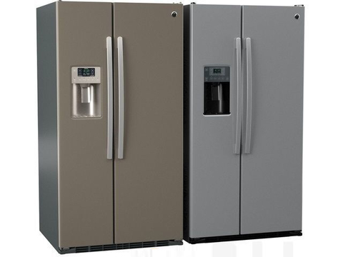 Modern minimalist two-door refrigerator free