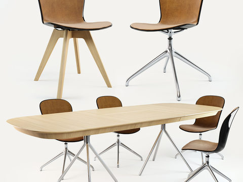 Modern Solid Wood Conference Table