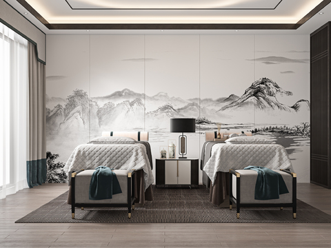 New Chinese SPA care room