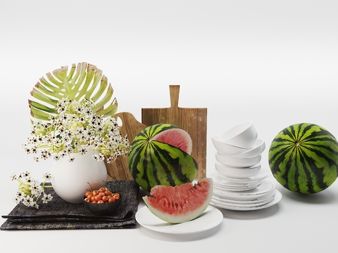 Modern Watermelon Tableware Combination