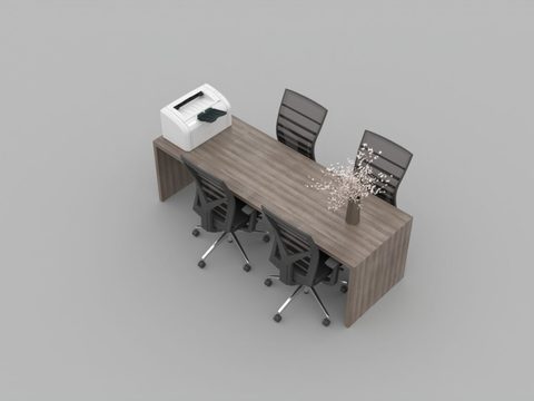 Modern minimalist creative small conference table for free