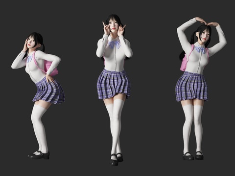 Modern JK Uniform Student Beauty Figure