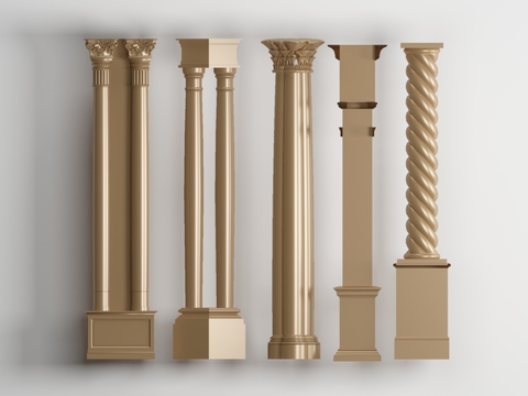 European-style Affordable Luxury Style Roman Column Decorative Column Free