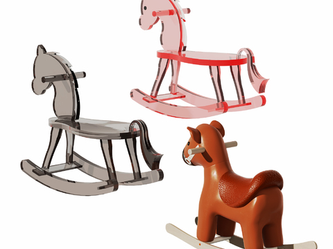 Children's rocking chair Trojan horse chair