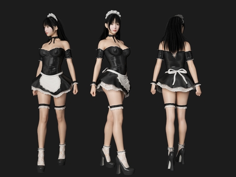 maid beauty figure