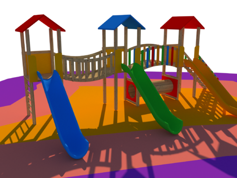 Free modern children's play facilities