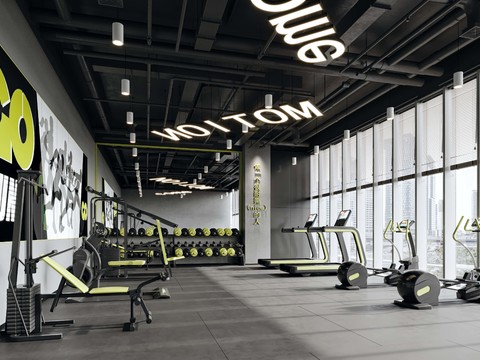 Industrial wind gym