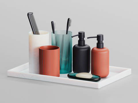 Modern toothbrush toiletries