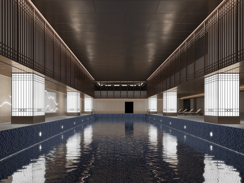 New Chinese Indoor Natatorium