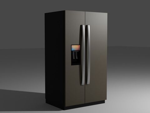 Modern two-door refrigerator free