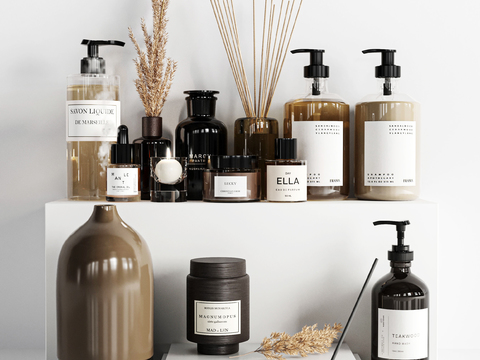 Modern aromatherapy toiletries