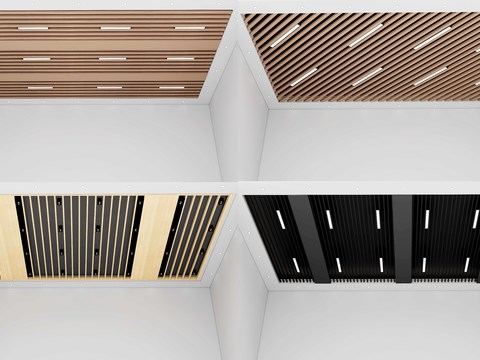 Grille suspended ceiling square ceiling