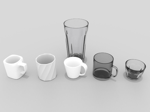 Modern minimalist ceramic glass cup free