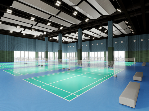 Modern Badminton Hall