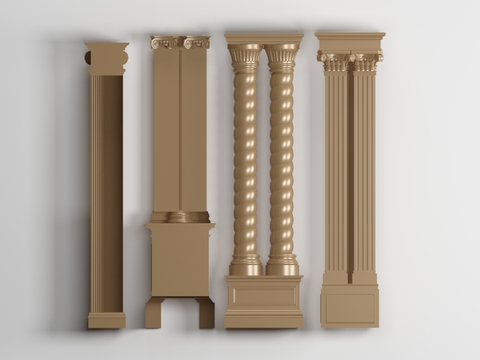 European-style Affordable Luxury Style Roman Column Decorative Column Free