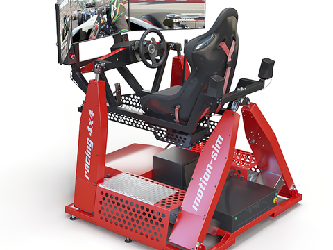 Modern racing game machine