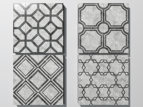 modern square mosaic tile