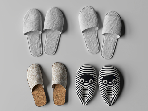 Disposable cotton slippers