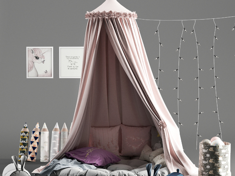 Modern children's tent upholstered combination 4