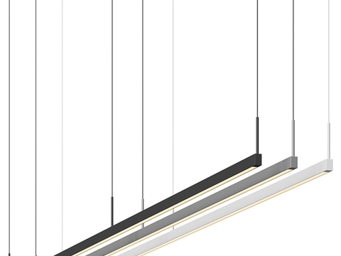 Modern Simple Long Office Chandelier