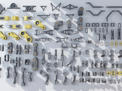 modern industrial machinery parts