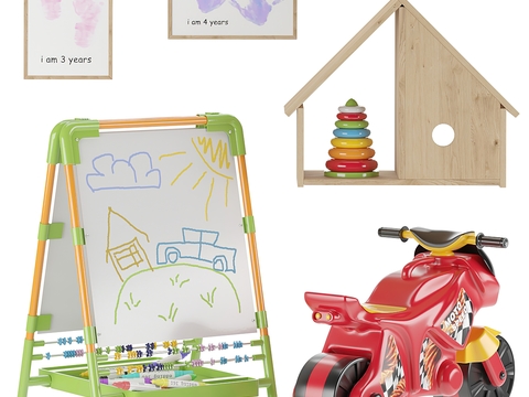 Children's drawing board toy car